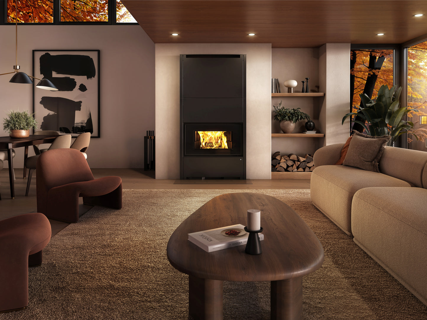 Valcourt St. Louis High Efficiency Wood FIreplace FP19