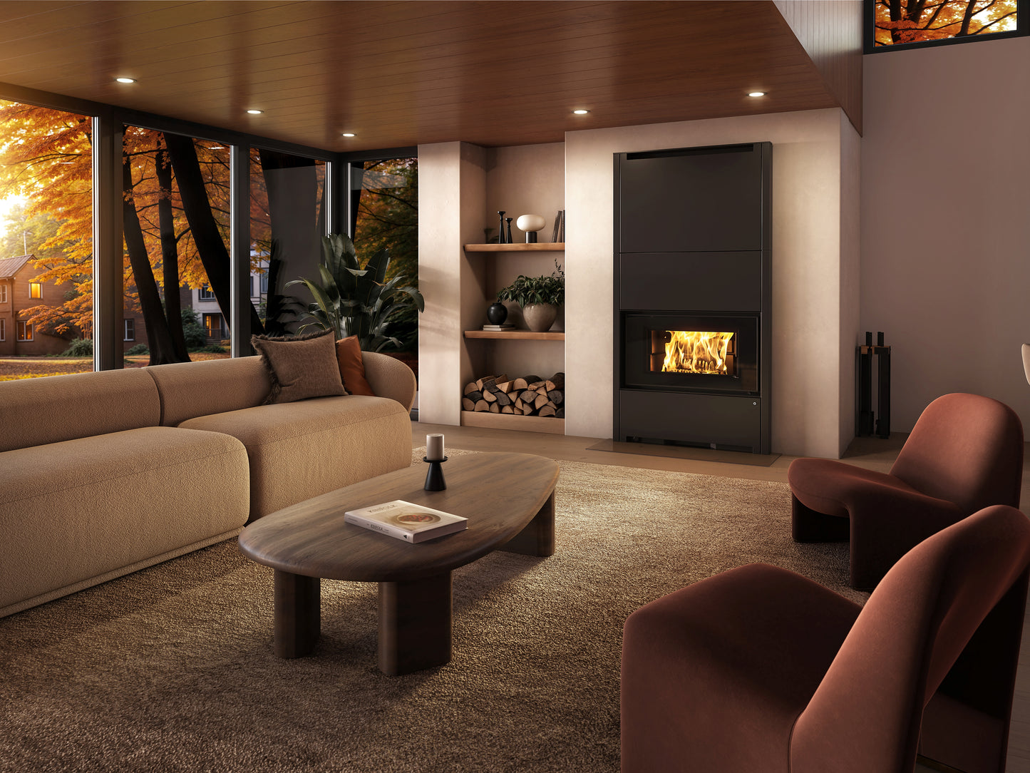 Valcourt St. Louis High Efficiency Wood FIreplace FP19