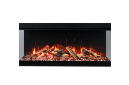Amantii LumaForest 48" 3-Sided Smart Built-In Electric Fireplace LF48