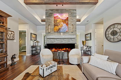 Amantii LumaForest 48" 3-Sided Smart Built-In Electric Fireplace LF48