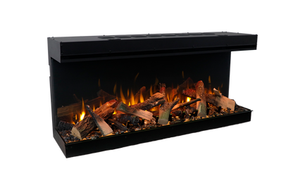Amantii LumaForest 48" 3-Sided Smart Built-In Electric Fireplace LF48