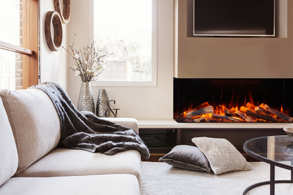 Amantii LumaForest 48" 3-Sided Smart Built-In Electric Fireplace LF48