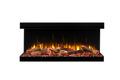 Amantii LumaForest 48" 3-Sided Smart Built-In Electric Fireplace LF48