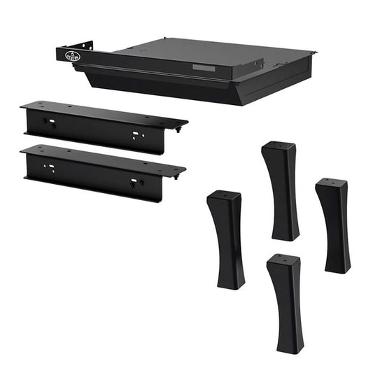 Osburn Black - Straight Leg Kit with Ash Drawer OA10235