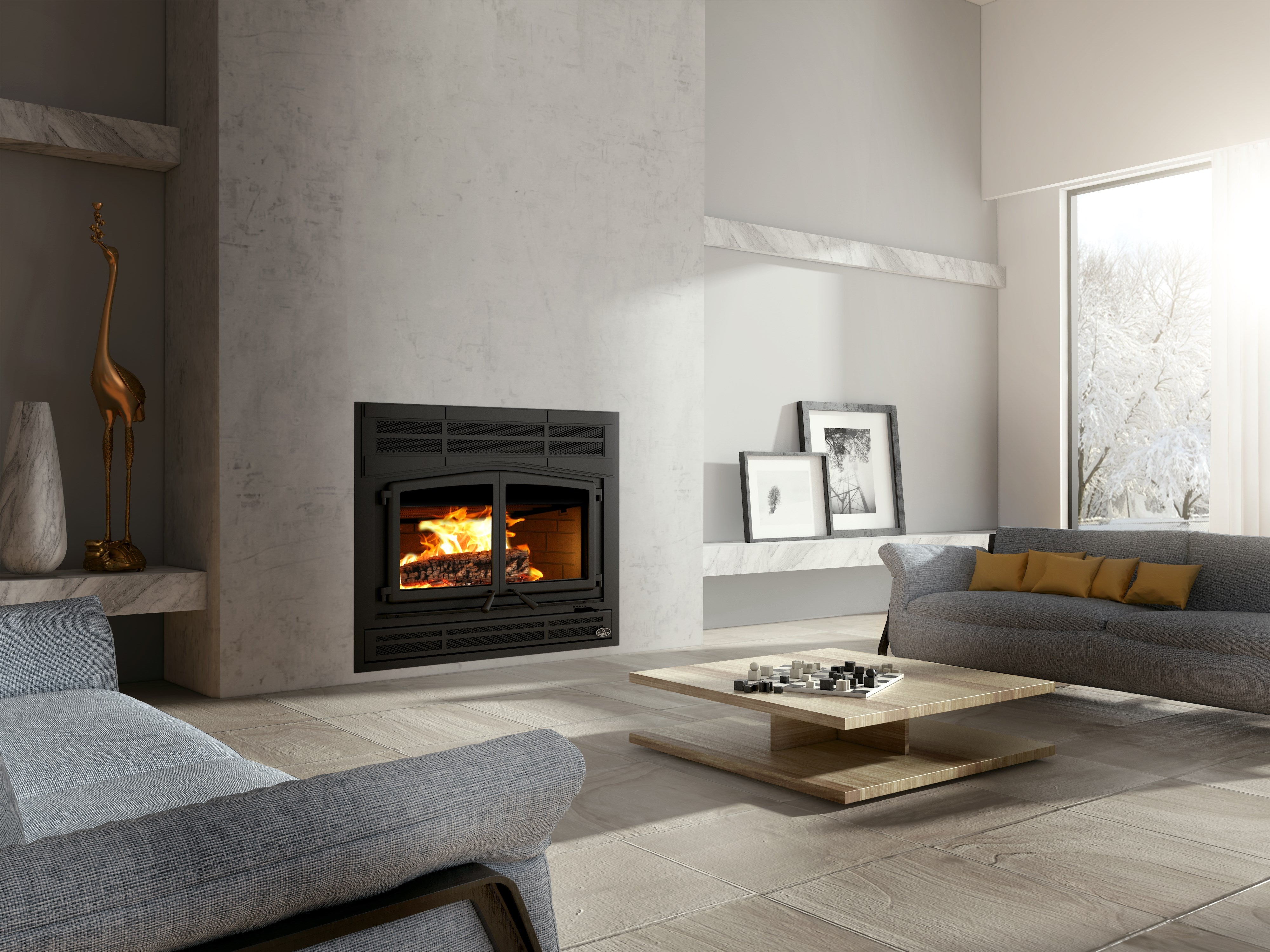 Osburn Horizon Zero Clearance Wood Fireplaces Insert OB04010 – Tri