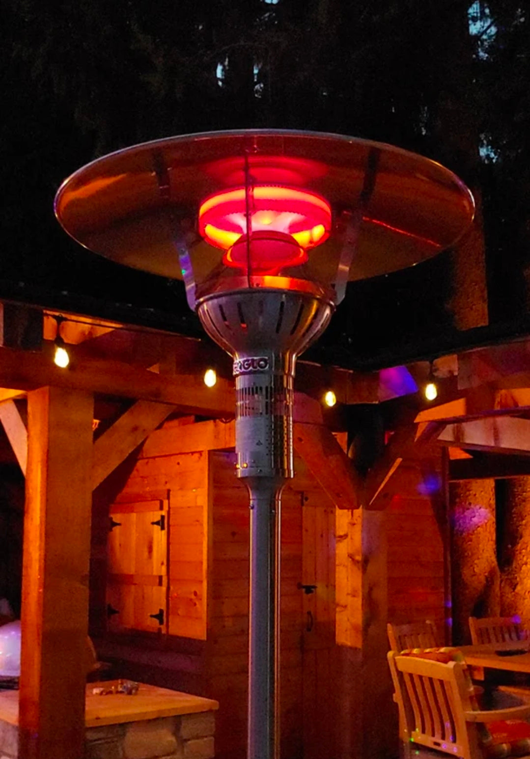 IR Energy evenGLO GA301MP Bronze Portable Natural Gas Patio Heater