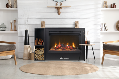 Amantii Rusticstone 36" Electric built-In Fireplace RS36