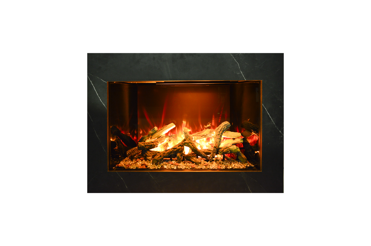 Amantii Signature Electric Fireplace Series Featuring the Optimyst BI-TRD-38-SIG