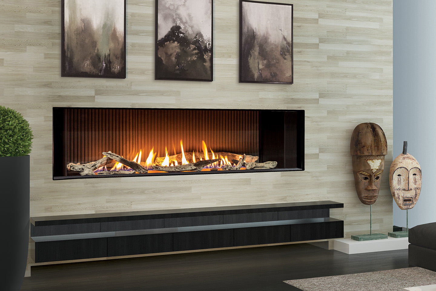 Urbana U70 Bay Gas Fireplace U70I