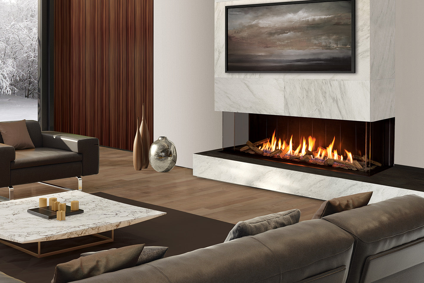 Urbana U70 Bay Gas Fireplace U70I