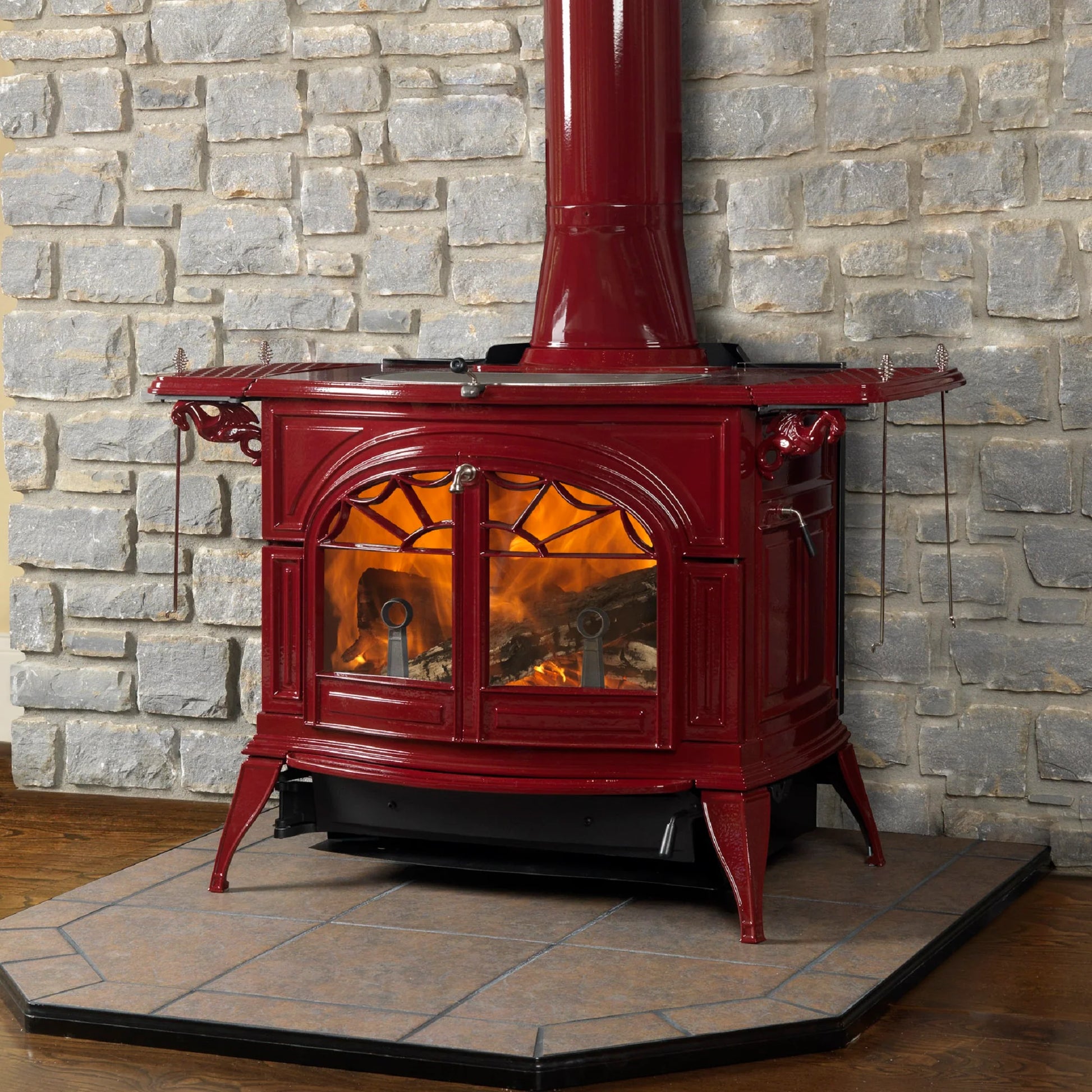 Vermont Castings Defiant Traditional Door Wood Burning Stove – Tri ...