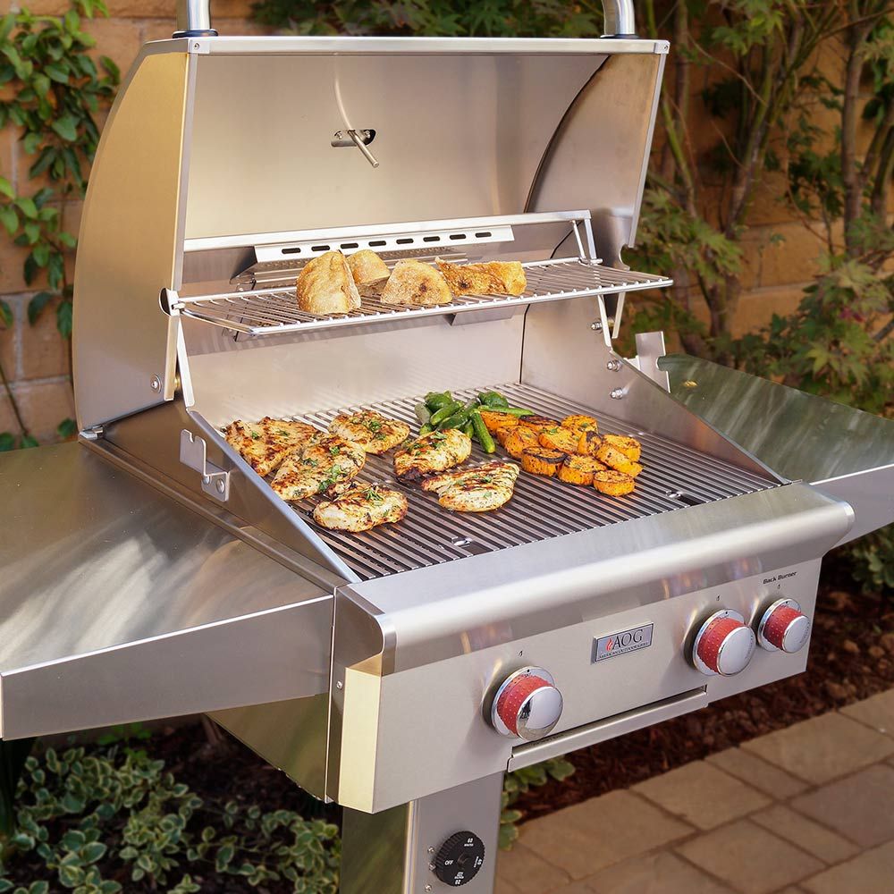 American Outdoor Grill 24" L Series Patio Post Complete Grill AOG 24NPL