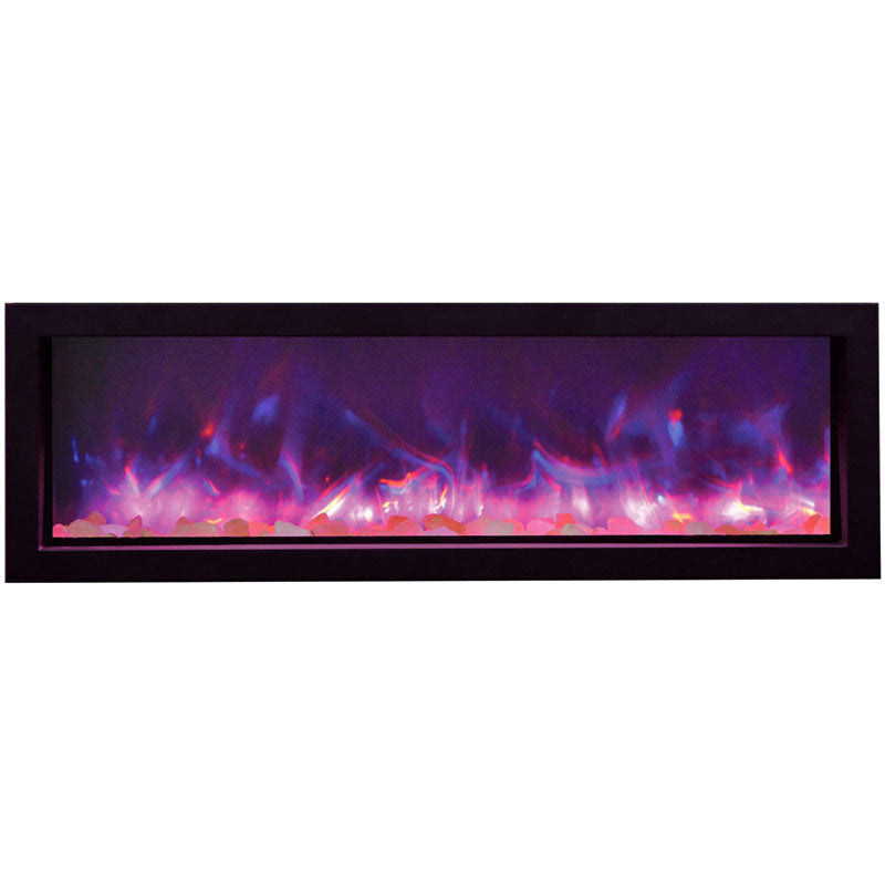 Amantii 50" Panorama Slim Indoor/Outdoor Electric Fireplace BI-50-SLIM-OD