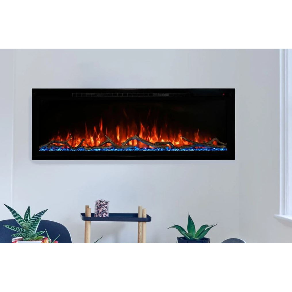 Modern Flames 100" Spectrum Slimline Electric Fireplace SPS-100B