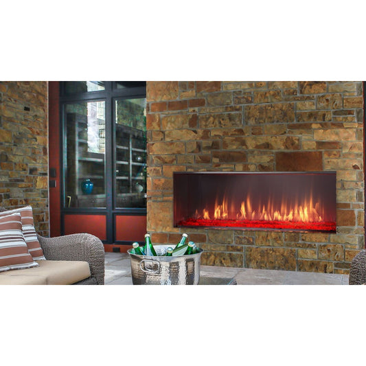 Majestic Lanai 60" outdoor linear fireplace with IntelliFire Ignition System ODLANAIG-60