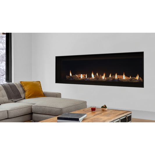 Superior 60" Direct Vent Contemporary Linear Gas Fireplace DRL4060TEN-B