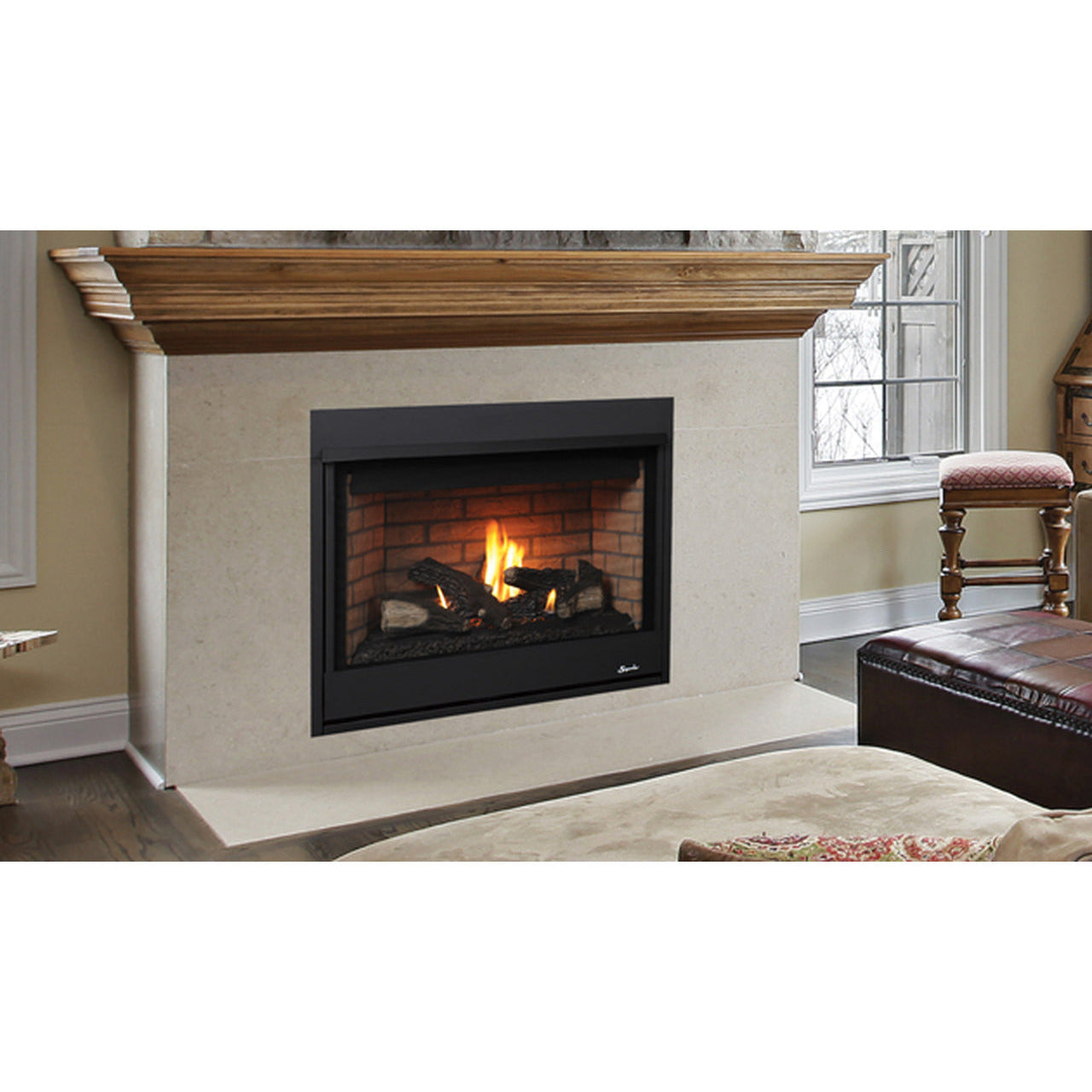 Superior 35" Direct Vent Traditional Gas Fireplace DRT3035
