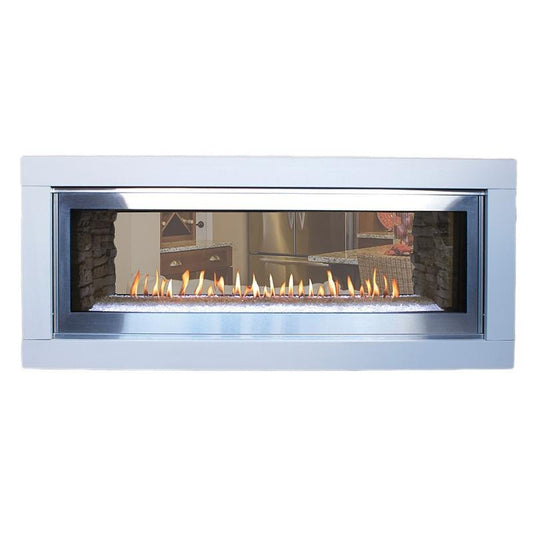 American Hearth Boulevard See-Through 48" Direct-Vent Linear Fireplace DVLL48SP90