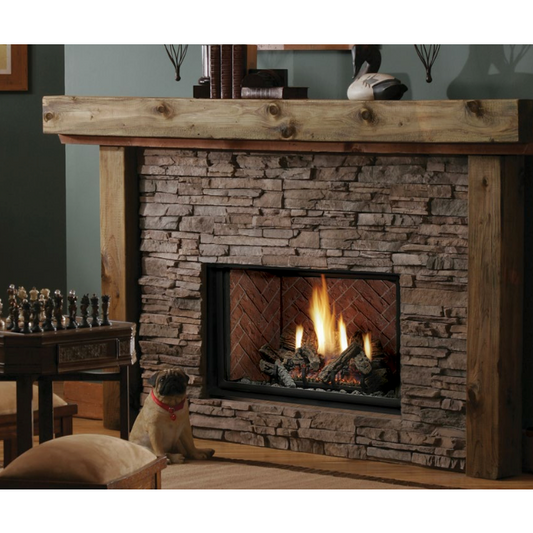 Kingsman 36" Zero Clearance Direct Vent Gas Fireplace HBZDV3628