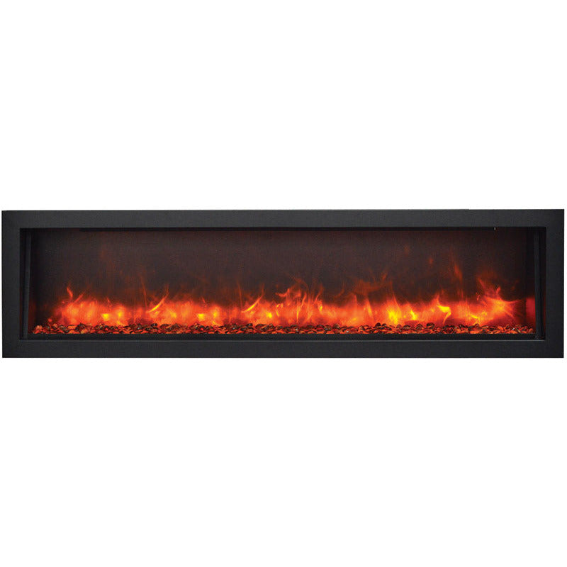 Amantii 50" Panorama Slim Indoor/Outdoor Electric Fireplace BI-50-SLIM-OD