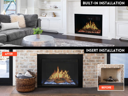 Modern Flames Orion 26" Traditional Virtual Electric Fireplace OR26-TRAD