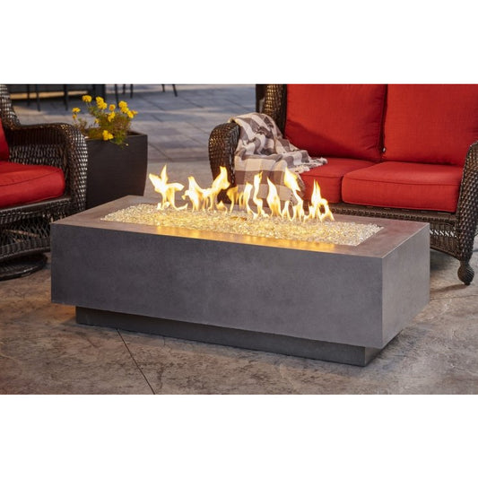 Outdoor Greatroom Midnight Mist Cove 54" Linear Gas Fire Pit Table CV-54MM