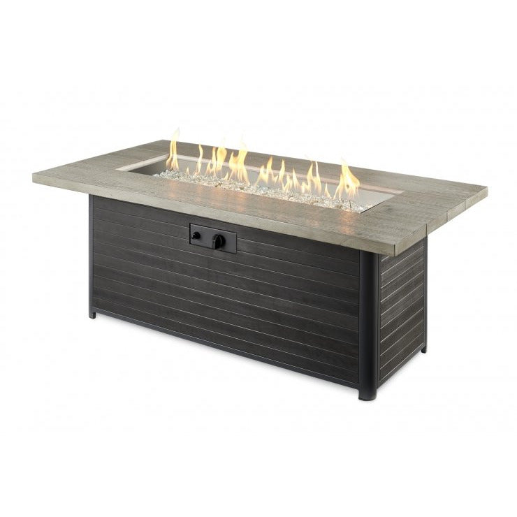 Outdoor Greatroom Cedar Ridge Linear Gas Fire Pit Table CR-1242-K