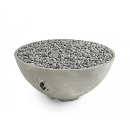 Outdoor Greatroom Natural Grey Cove Edge 42" Round Gas Fire Pit Bowl CV-30E