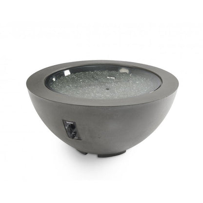 Outdoor Greatroom Midnight Mist Cove 42" Round Gas Fire Pit Bowl CV-30MM