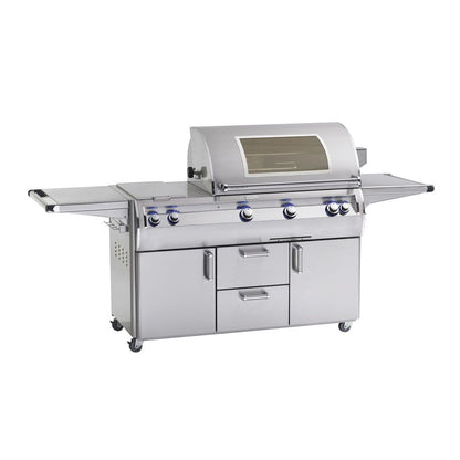 Fire Magic Echelon Diamond 36" Portable Grills with Analog Thermometer & Double Side Burner E790s-8