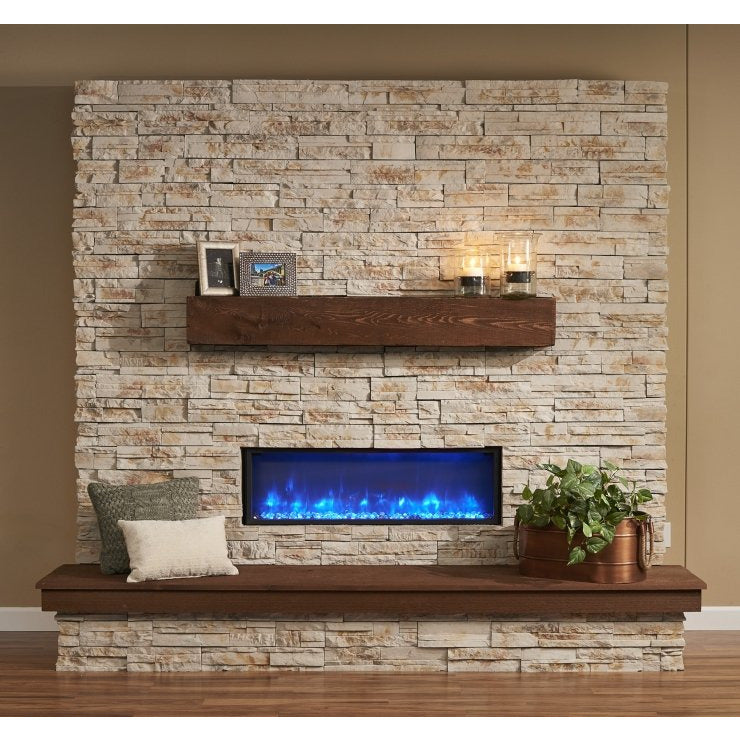 Outdoor Greatroom 44" Gallery Linear Built In Electric Fireplace GBL-44