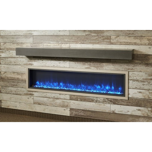 Outdoor Greatroom Non-Combustible Polished Midnight Mist Mantel (Mantel Only) GMMMT