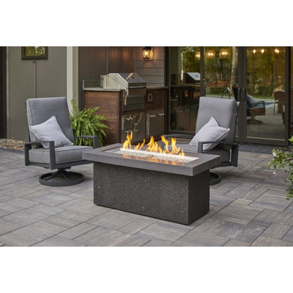 Outdoor Greatroom Grey Key Largo Linear Gas Fire Pit Table KL-1242-MM