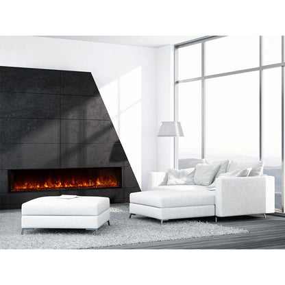 Moderns Flame Landscape FullView 2 40" Built-In Electric Fireplace FV2-40/15-SH